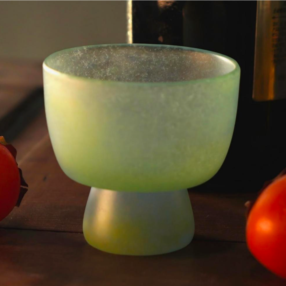 Liuli Mushroom Cup by Wang Quan – Contemporary Glass Art | EmberArte