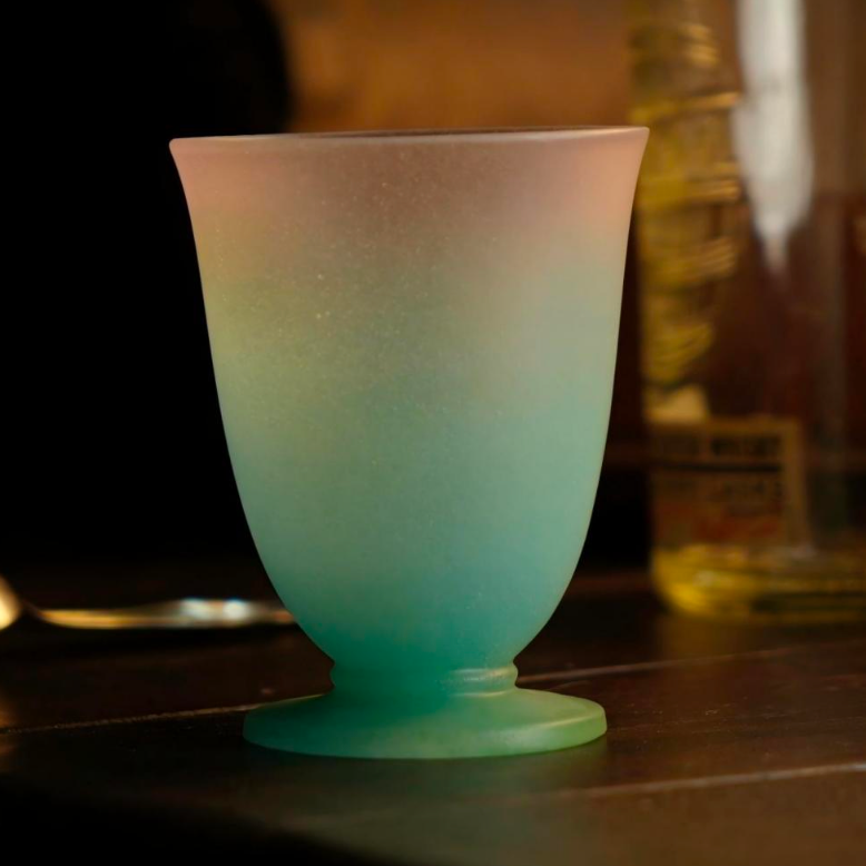 Liuli Dish-Shaped Footed Cup