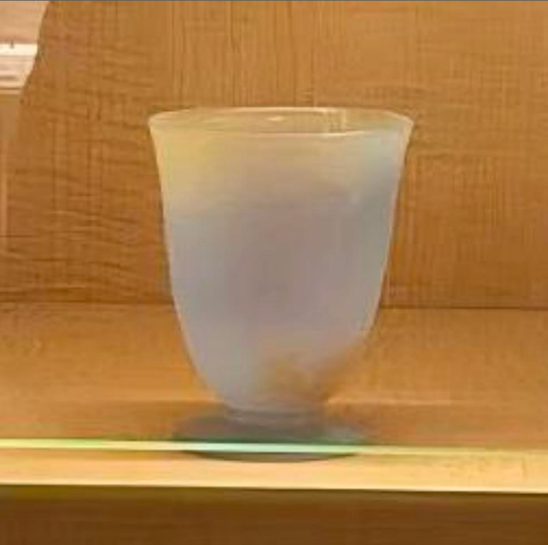 Liuli Dish-Shaped Footed Cup