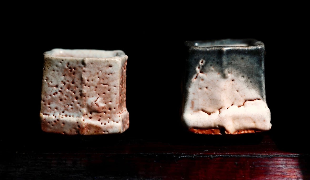 Wood-Fired Shino glaze Master Cup Wood-Fired Ceramic by Jiang Ma Xiang – Contemporary Ceramic Art | EmberArte