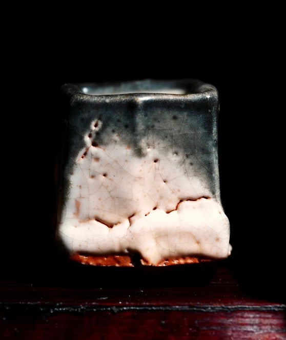 Wood-Fired Shino glaze Master Cup Wood-Fired Ceramic by Jiang Ma Xiang – Contemporary Ceramic Art | EmberArte