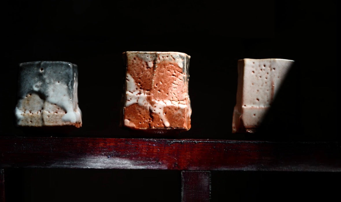 Wood-Fired Shino glaze Master Cup Wood-Fired Ceramic by Jiang Ma Xiang – Contemporary Ceramic Art | EmberArte