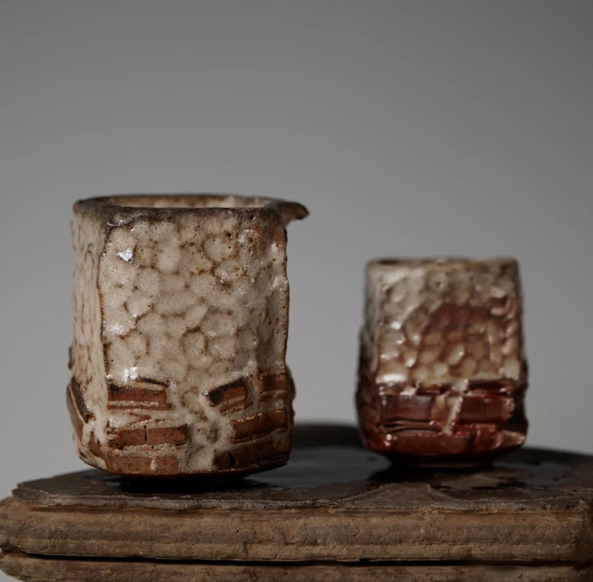 Guan Yan Series · Wood-Fired Gongdao Cup & Master Cup (Available for Separate Purchase)  by Jiang Ma Xiang – Contemporary Ceramic Art | EmberArte