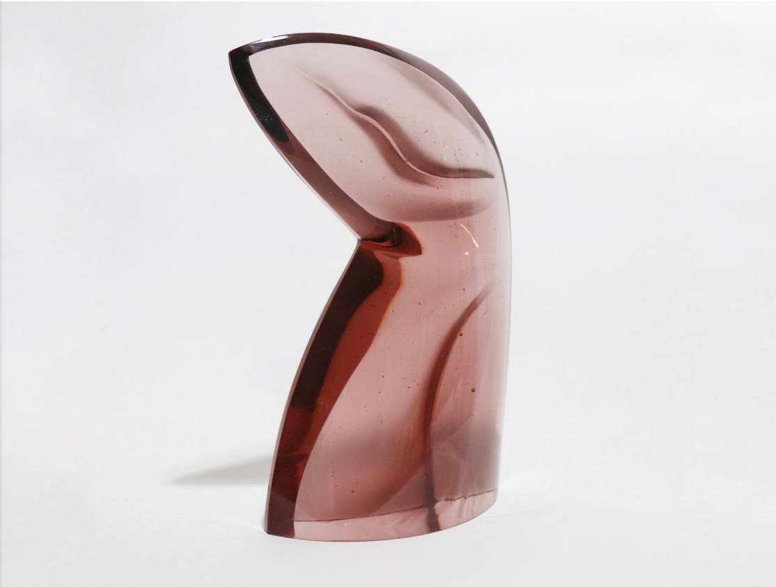 Violet Lullaby by Wang Quan – Contemporary Glass Art | EmberArte